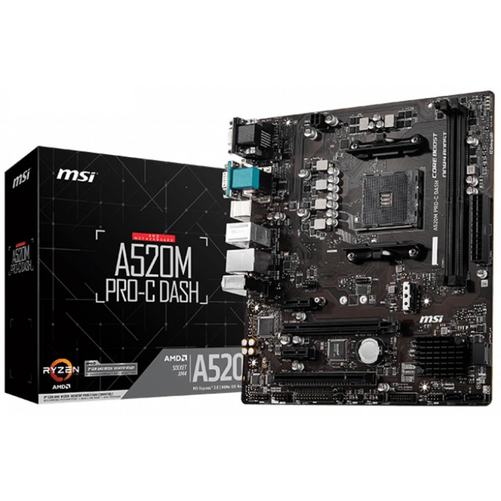 Материнська плата MSI A520M PRO-C DASH