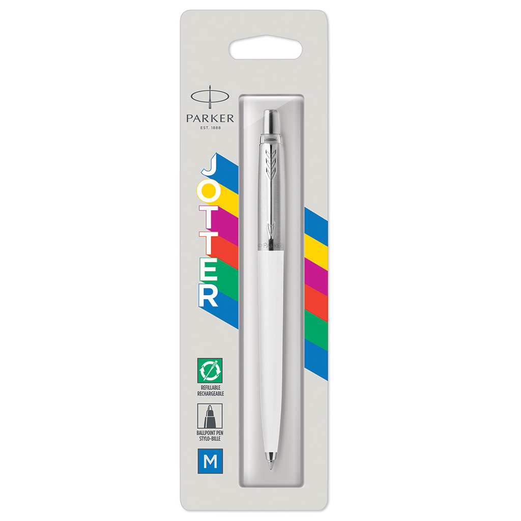 Ручка кулькова Parker JOTTER 17 Original White CT BP блистер (15 036)