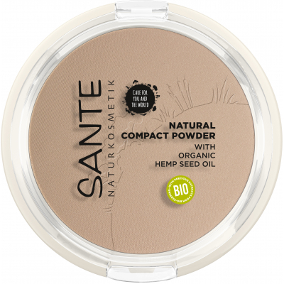 Пудра для обличчя Sante Natural Compact Powder 02 - Neutral Beige 9 г (4025089085386)