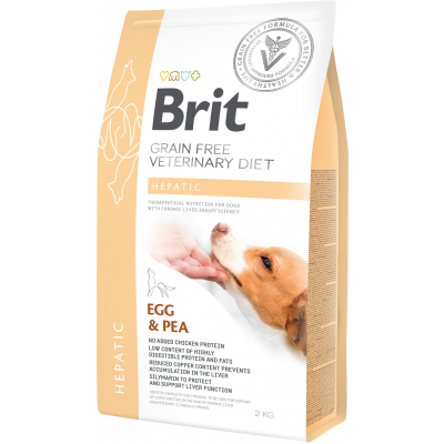 Сухий корм для собак Brit GF VetDiets Dog Hepatic 2 кг (8595602528165)