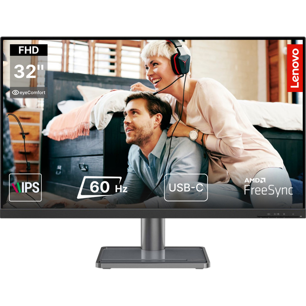 Монітор Lenovo L32P-30 (66C9UAC1UA)