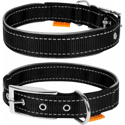 Нашийник для тварин Collar Dog Extremе 25 мм 38-48 см (чорний) (67041)