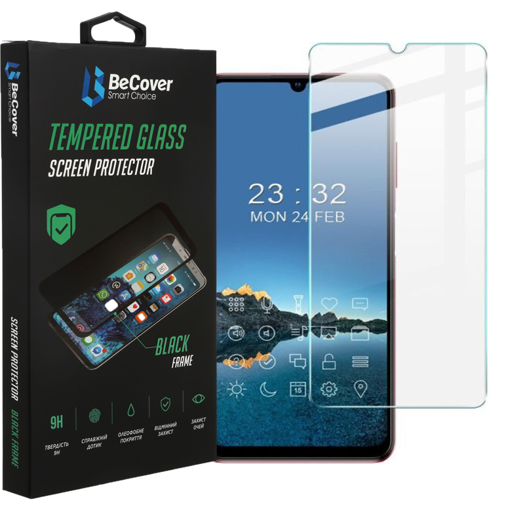 Скло захисне BeCover ZTE Blade A72/V40 Vita 3D Crystal Clear Glass (708563)