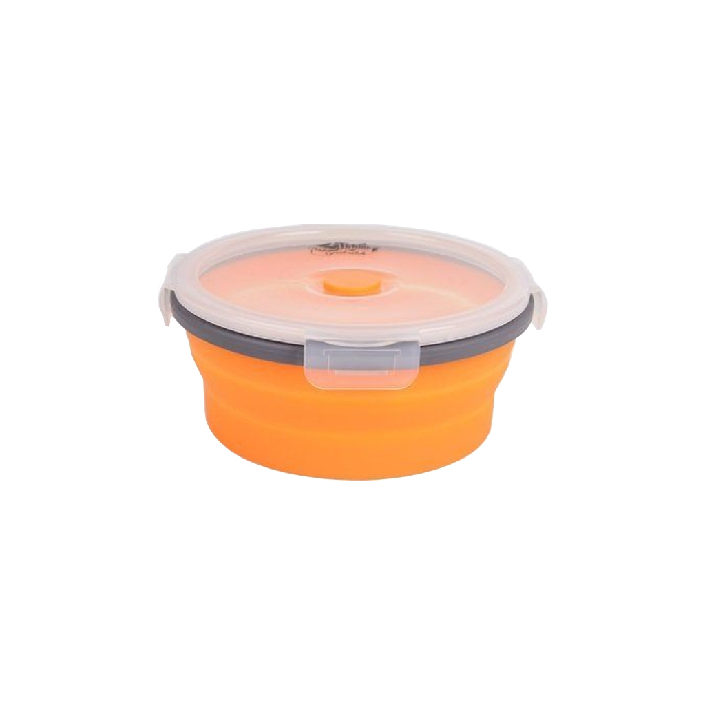 Харчовий контейнер Tramp складной с крышкой-защелкой 550ml (TRC-088-orange)