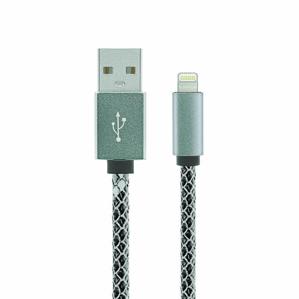 Дата кабель USB 2.0 AM to Lightning 1.0m Python Seria White Gelius (40413)