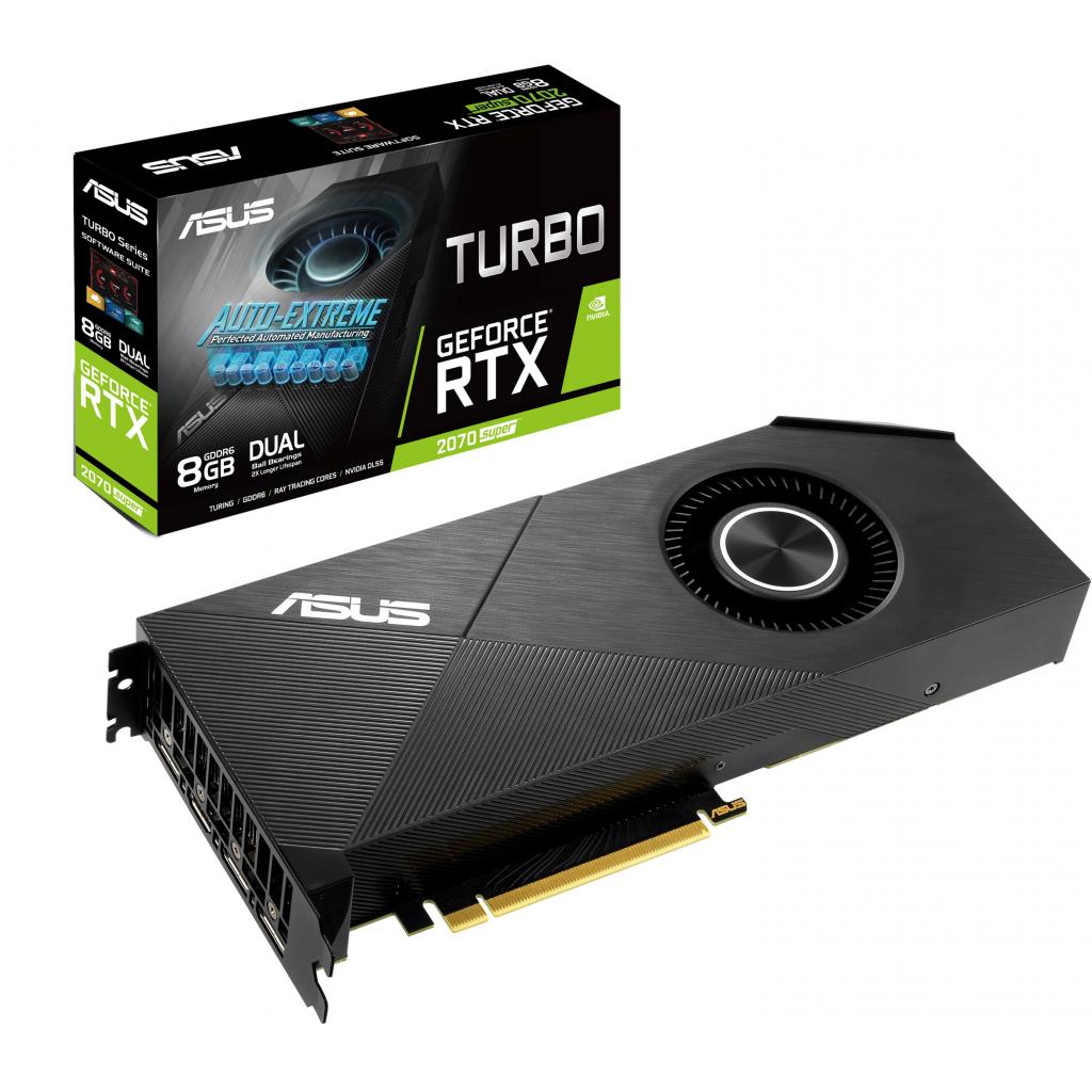 Відеокарта ASUS GeForce RTX2070 SUPER 8192Mb TURBO EVO (TURBO-RTX2070S-8G-EVO)