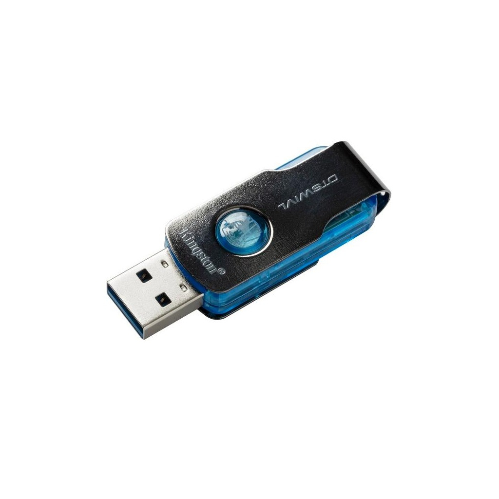 USB флеш накопичувач Kingston 16GB DataTraveler Swivl Blue USB 2.0 (KC-U2B16-6RB)