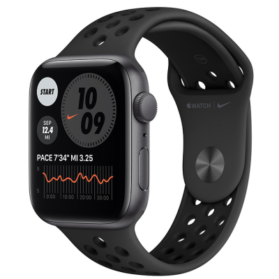 Смарт-годинник Apple Watch Nike SE GPS, 44mm Space Gray Aluminium Case with Anthr (MYYK2UL/A)