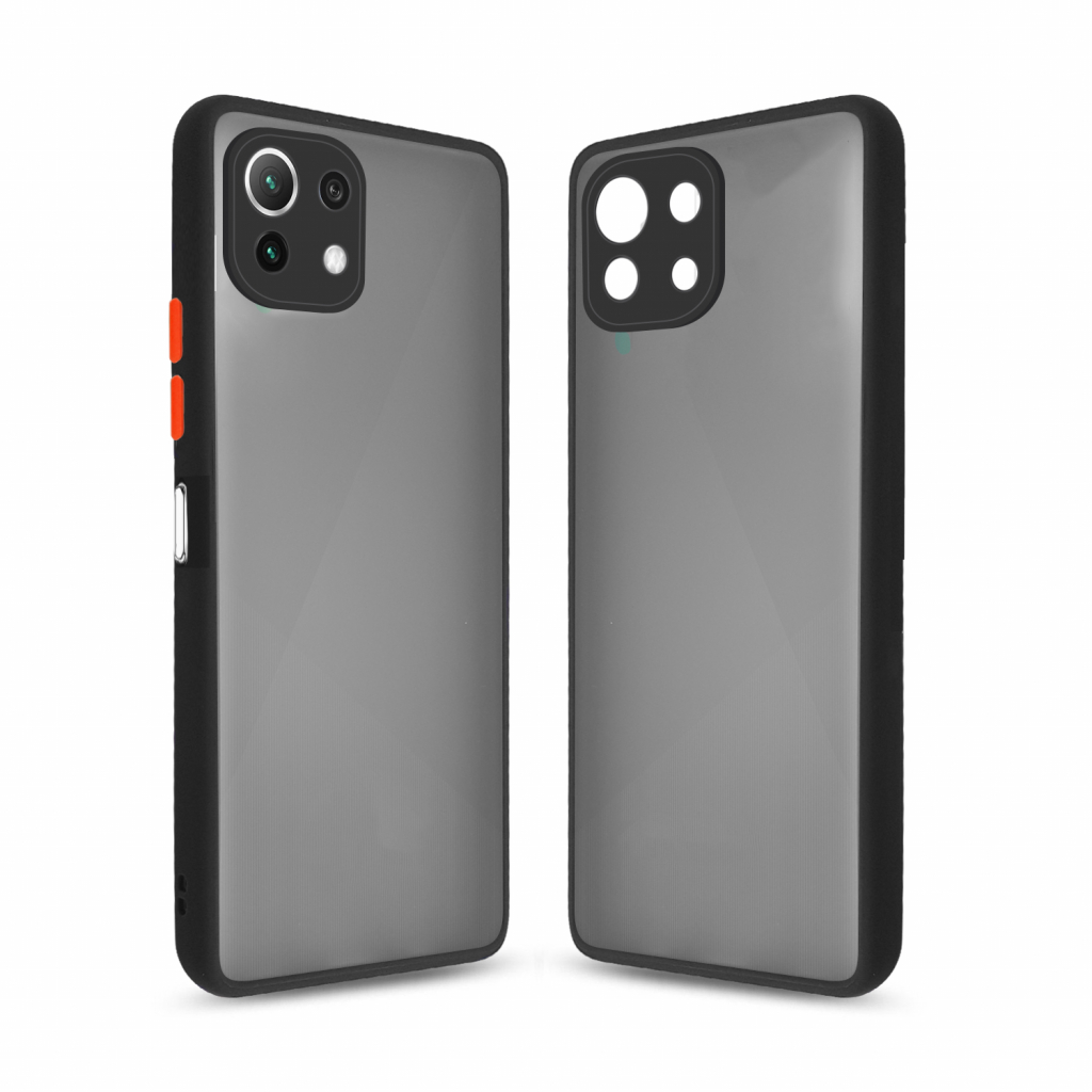 Чохол до моб. телефона MakeFuture Xiaomi Mi 11 Lite Frame (Matte PC+TPU) Black (MCMF-XM11LBK)