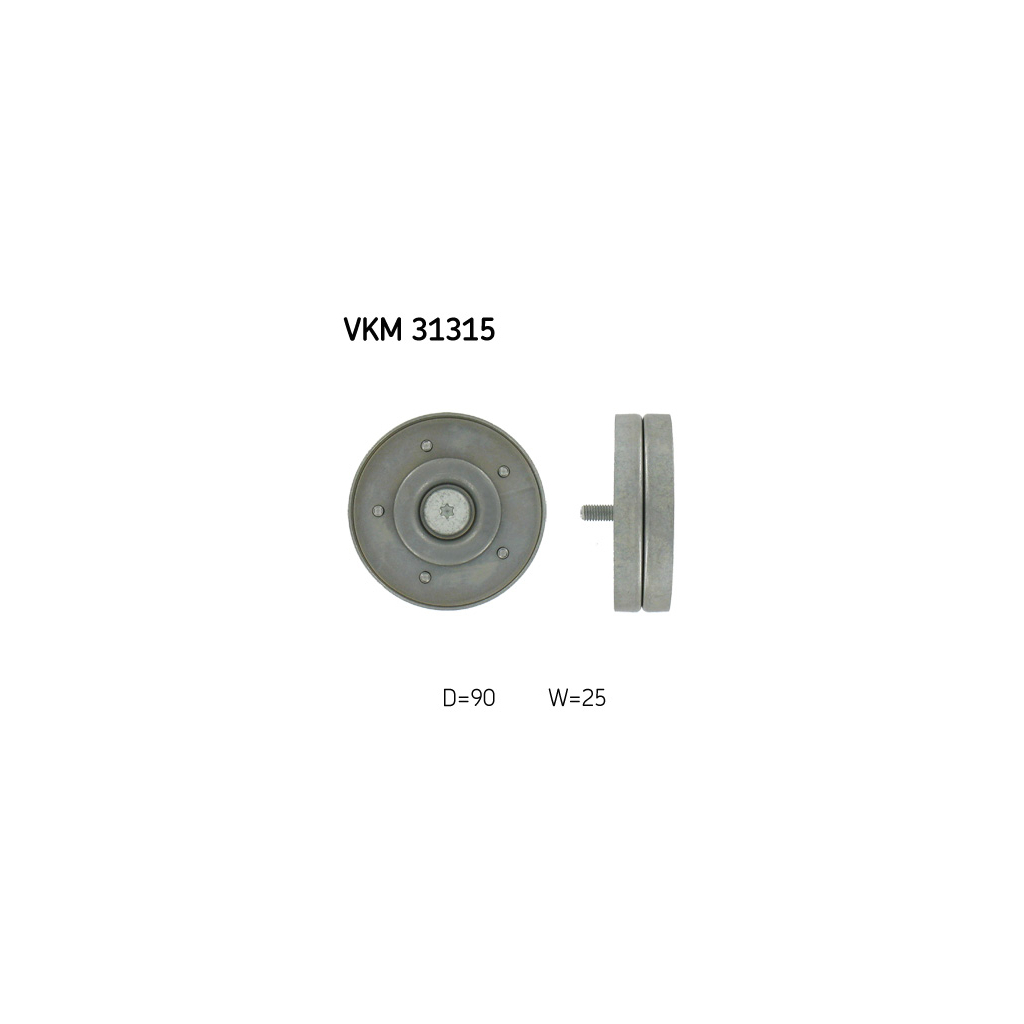 Ролик натягувача ременя SKF VKM 31315