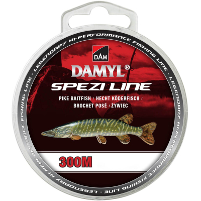 Волосінь DAM Damyl Spezi Line Pike Baitfish 300 м 0.35 мм 9.7 кг Dark Grey (66621)