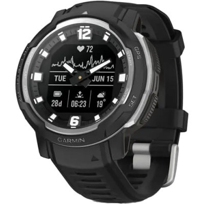 Смарт-годинник Garmin Instinct Crossover, Black, GPS (010-02730-03)