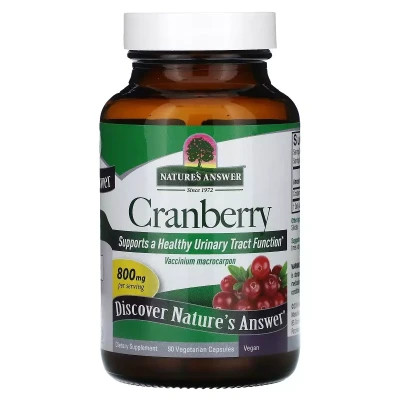 Трави Nature's Answer Журавлина, 800 мг, Cranberry, 90 вегетаріанських капсул (NTA-16158)