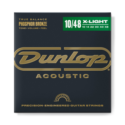 Струни для гітари Jim Dunlop Phosphor Bronze Acoustic Guitar Strings (10-48) (DAP1048)