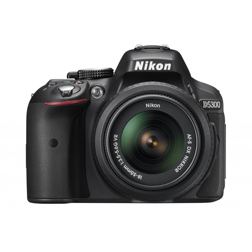 Цифровий фотоапарат Nikon D5300 18-140 black kit (VBA370KV02/VBA370K002)