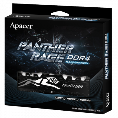 Модуль пам'яті для комп'ютера DDR4 8GB 2666 MHz Panther Rage Series Apacer (EK.08G2V.GEJ)