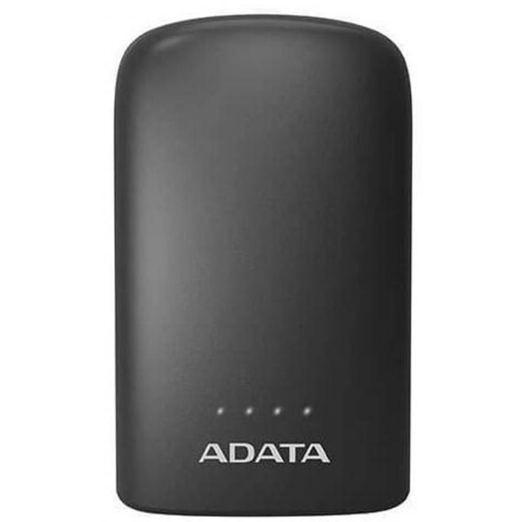 Батарея універсальна ADATA P10050V Black (10050mAh, out 2*5V*2,4A max, cable Micro-USB) (AP10050V-DUSB-CBK)