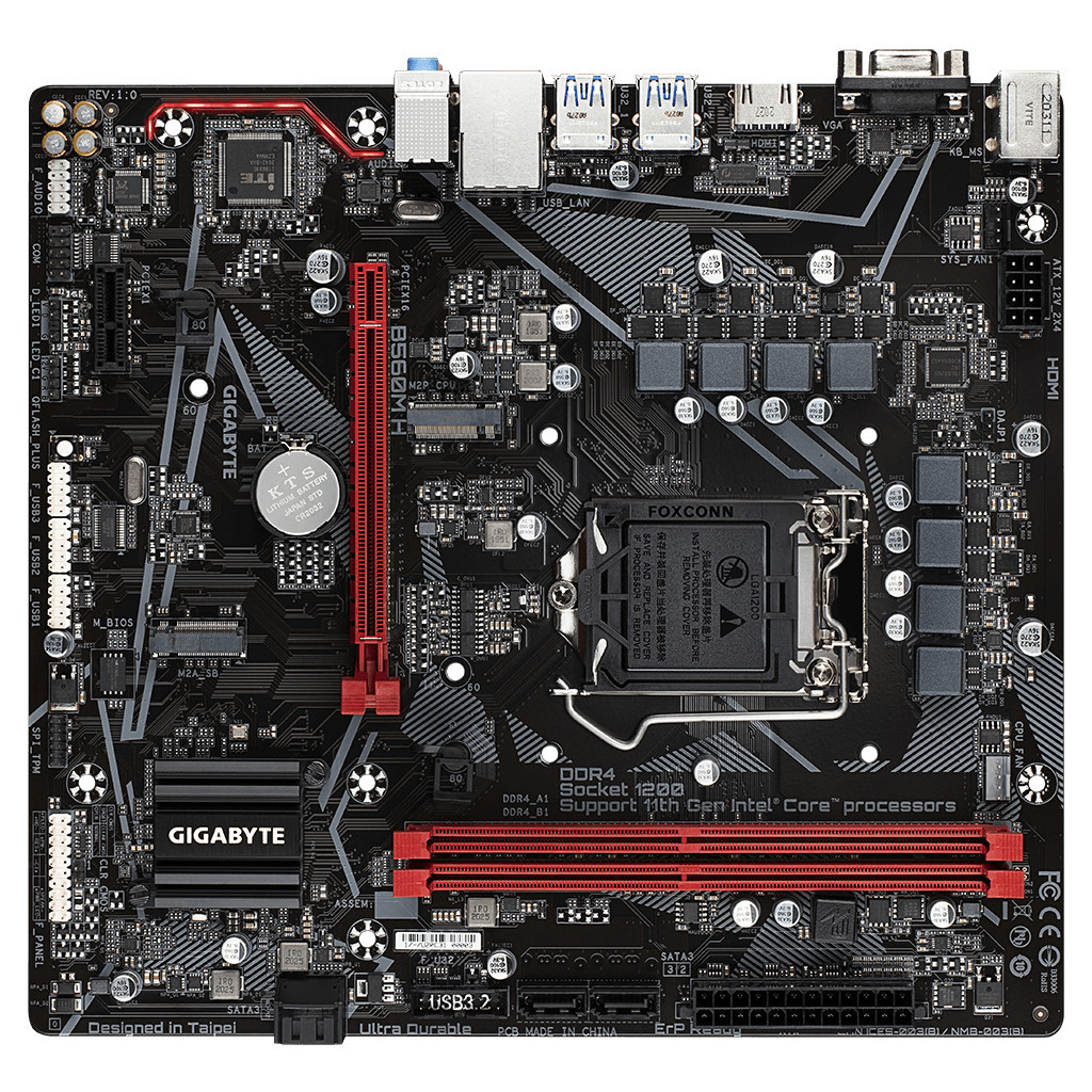 Материнська плата GIGABYTE B560M H