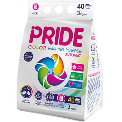 Пральний порошок Pride Afina Color Весняні квіти 3 кг (4823069706500)