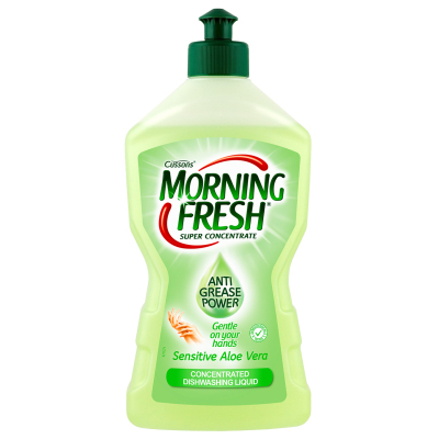 Засіб для ручного миття посуду Morning Fresh Sensitive Aloe Vera 450 мл (5900998022983)