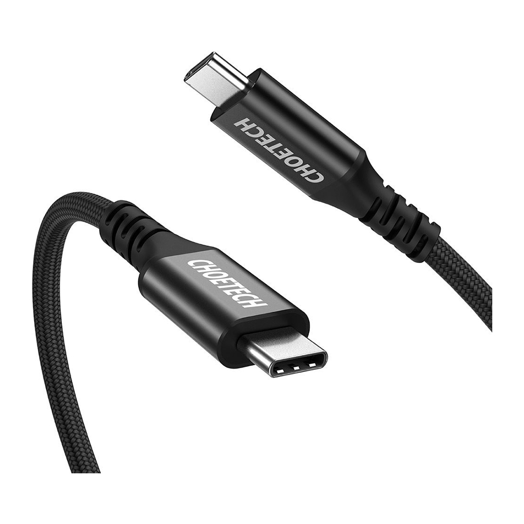 Дата кабель USB-C to USB-C 2.0m USB 3.1 Gen2 PD100W Choetech (XCC-1007)