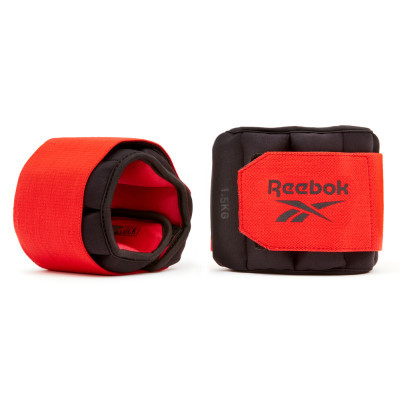 Обважнювач Reebok Flexlock Ankle Weights чорний, червоний RAWT-11272 1.5 кг (885652017275)