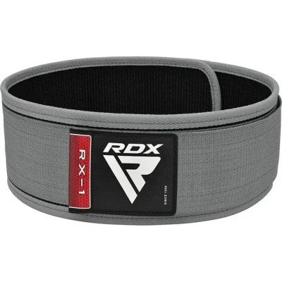 Атлетичний пояс RDX RX1 Weight Lifting Belt Grey M (WBS-RX1G-M)