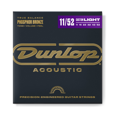 Струни для гітари Jim Dunlop Phosphor Bronze Acoustic Guitar Strings (11-52) (DAP1152)