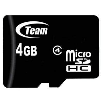 Карта пам'яті Team 4Gb microSDHC class 4 (TUSDH4GCL402)