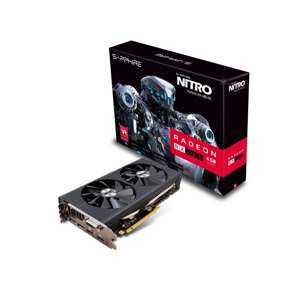 Відеокарта Sapphire Radeon RX 480 4096Mb NITRO+ (11260-02-20G)