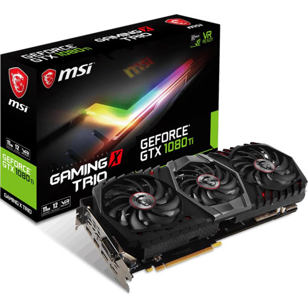 Відеокарта MSI GeForce GTX1080 Ti 11Gb GAMING X TRIO (GTX 1080 Ti GAMING X TRIO)