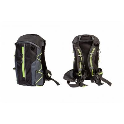 Рюкзак туристичний Velotrade QIJIAN BAGS B-300 44х26х9cm черно-серо-зеленый (BKP-000)