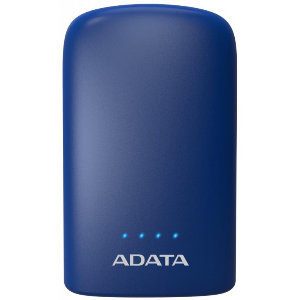 Батарея універсальна ADATA P10050V Dark Blue (10050mAh, 2*5V*2,4A max, cable Micro-USB) (AP10050V-DUSB-CDB)