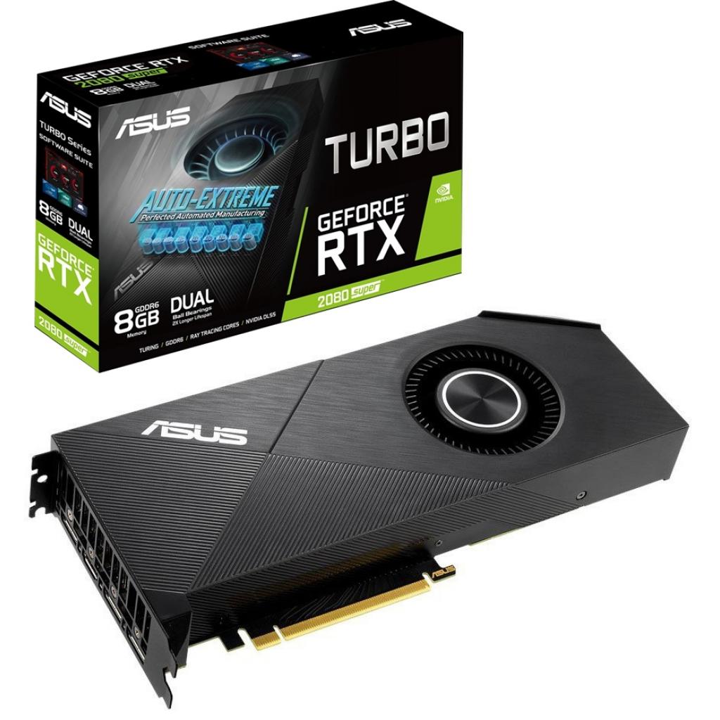 Відеокарта ASUS GeForce RTX2080 SUPER 8192Mb TURBO EVO (TURBO-RTX2080S-8G-EVO)