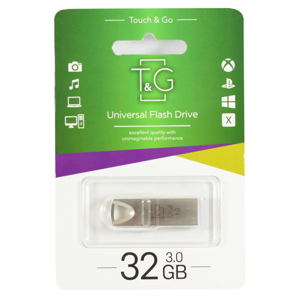 USB флеш накопичувач T&G 32GB 117 Metal Series Silver USB 2.0 (TG117SL-32G3)