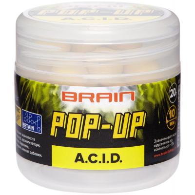 Бойл Brain fishing Pop-Up F1 A.C.I.D (лимон) 12mm 15g (1858.04.18)