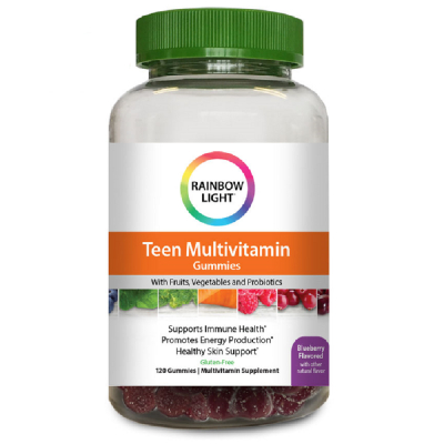 Мультивітамін Rainbow Light Мультивітаміни Для Підлітків, Teen Multivitamin, 100 жувальн (RLT20153)