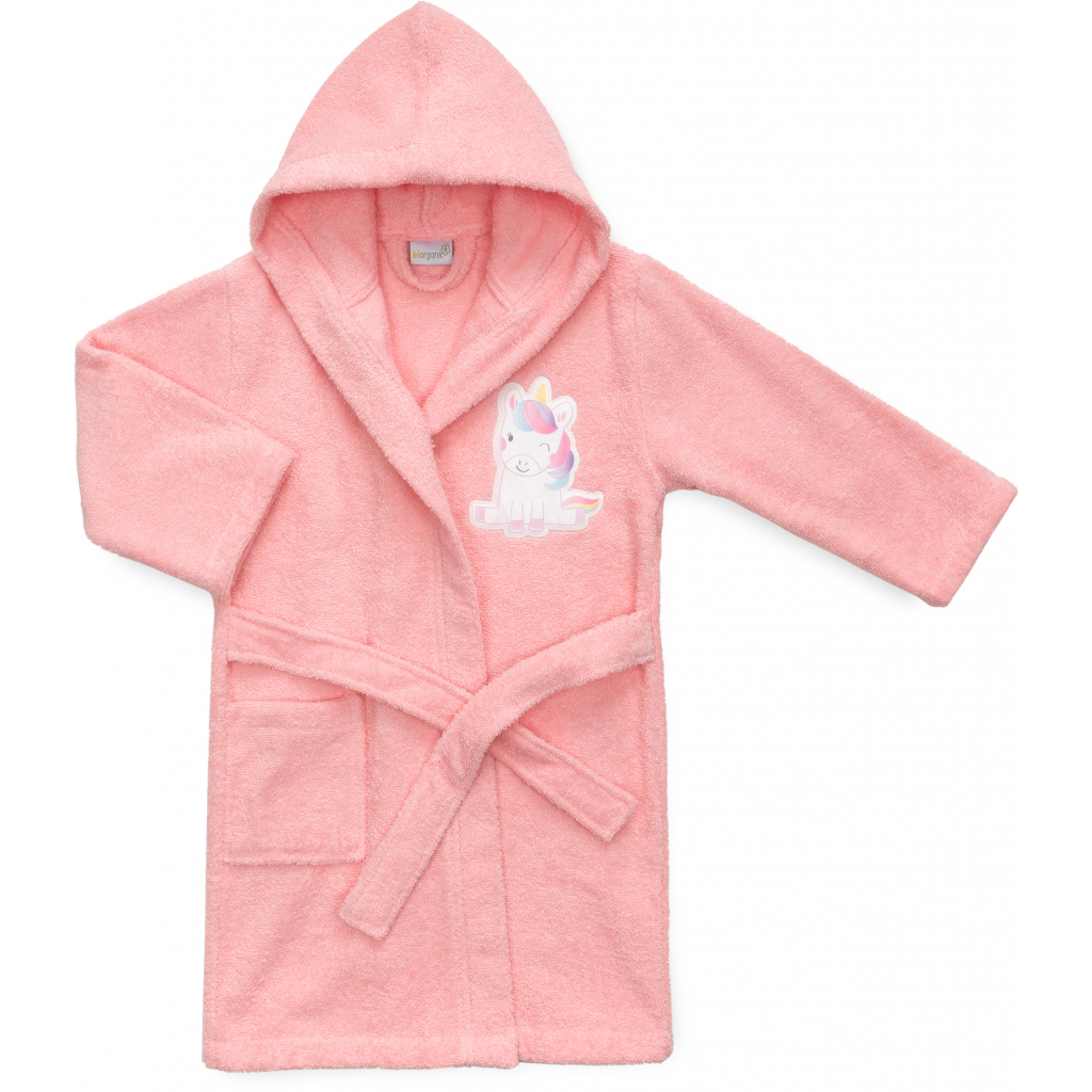 Дитячий халат Bibaby махровий (66317-3-146G-pink)