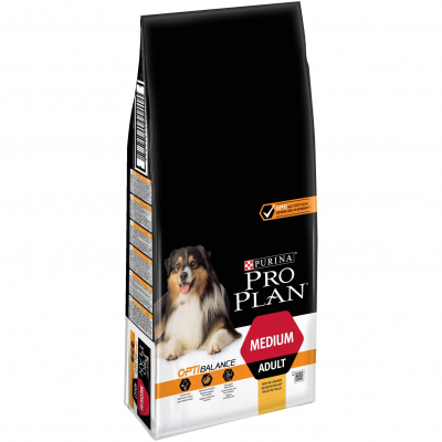 Сухий корм для собак Purina Pro Plan Dog Medium Adult з куркою 14 кг (7613035120488)