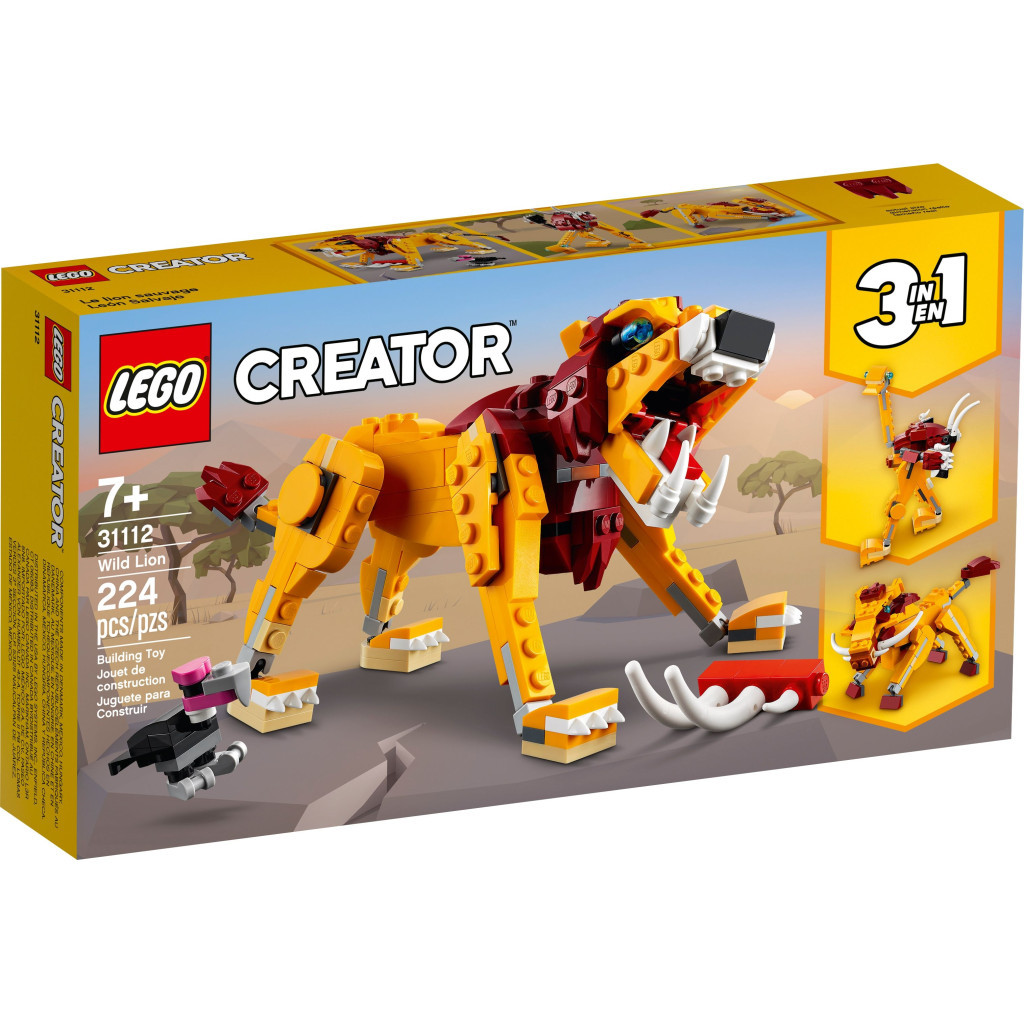 Конструктор LEGO Creator Лев 224 деталі (31112)