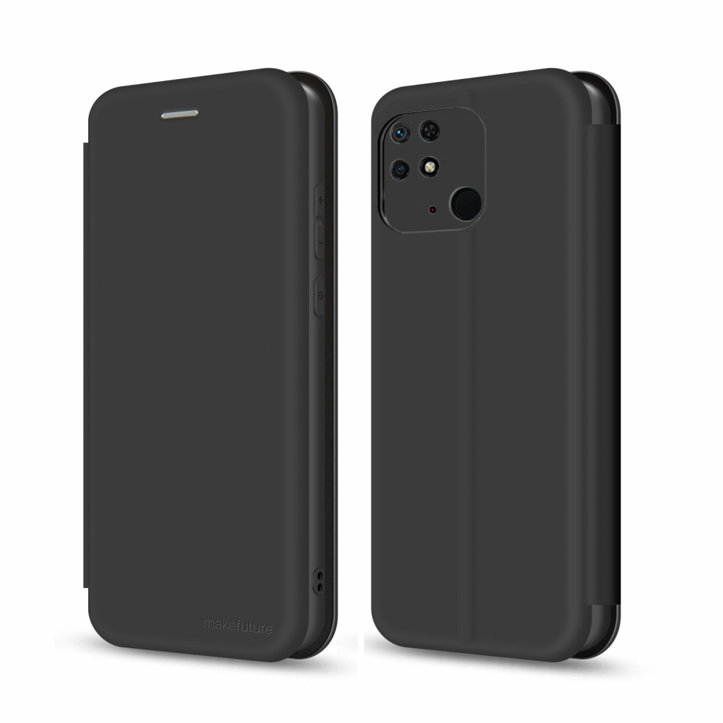 Чохол до моб. телефона MakeFuture Xiaomi Redmi 10C Flip (Soft-Touch PU) Black (MCP-XR10CBK)