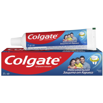 Зубна паста Colgate Максимальний захист від карієсу Свіжа м'ята 50 мл (7891528028941/7891024149003)