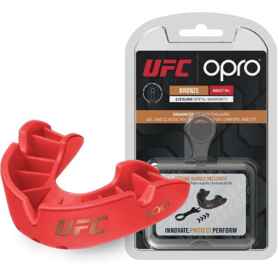 Капа Opro Bronze UFC дитяча (вік до 10) Red (ufc.102513002) (UFC_Jr_Bronze_Red)