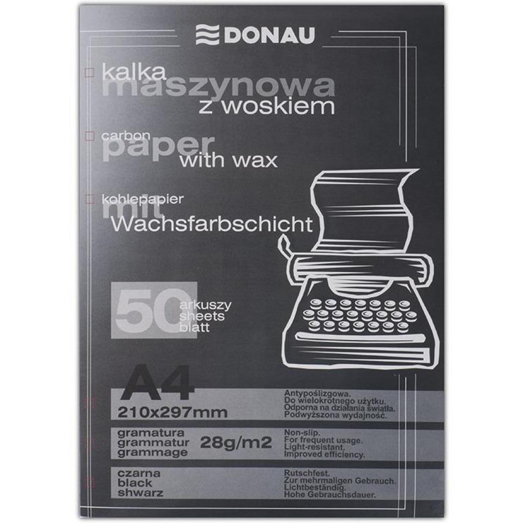 Папір копіювальний Donau А4 50арк., black (1922950PL-01)