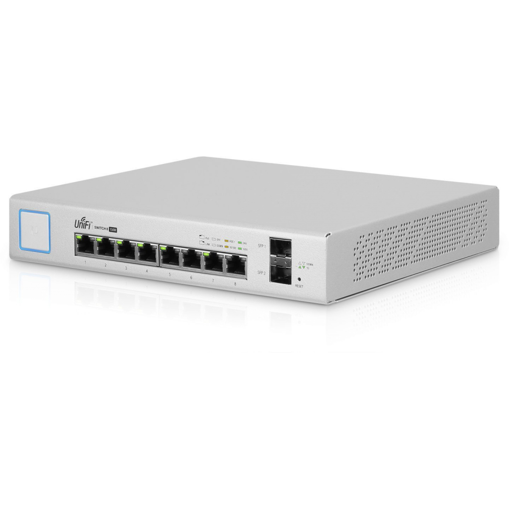 Комутатор мережевий Ubiquiti US-8-150W