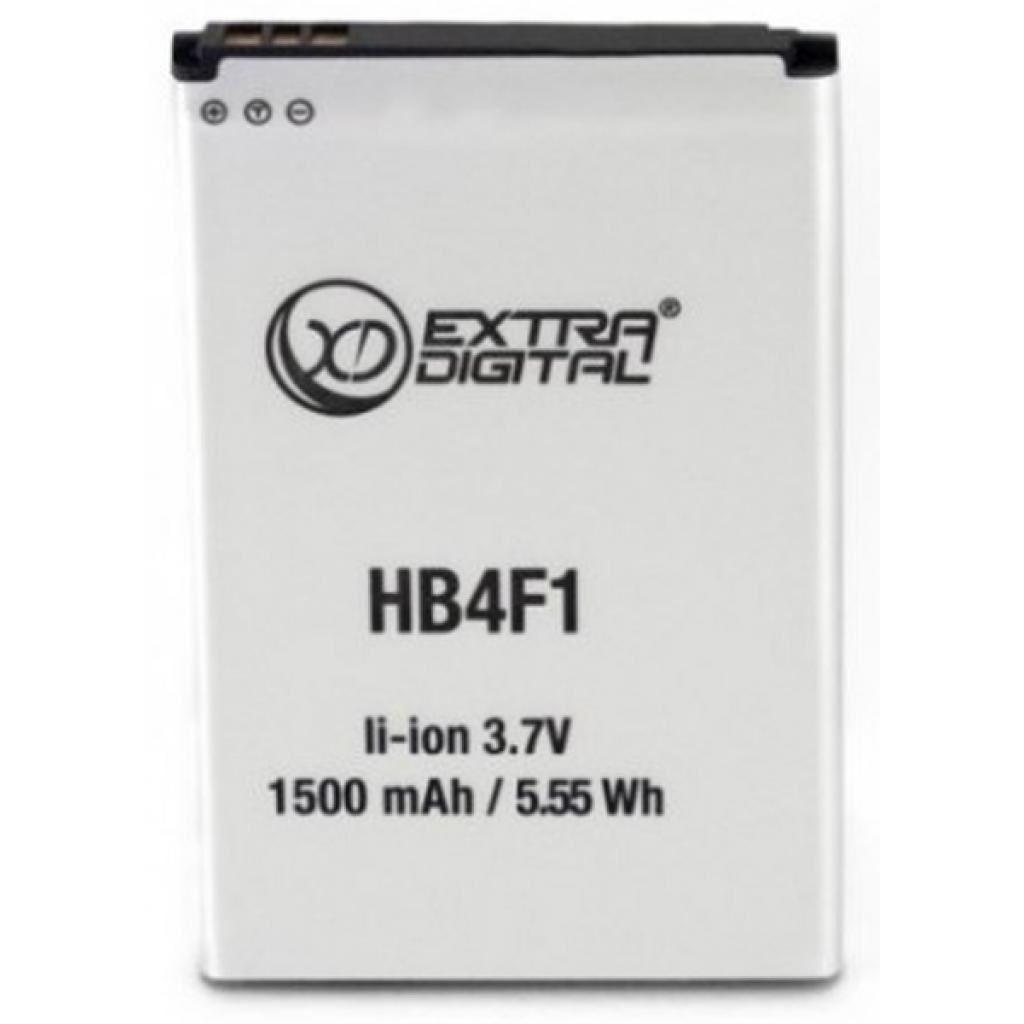 Акумуляторна батарея для телефону Extradigital Huawei HB4F1 1500 mAh (BMH6434)