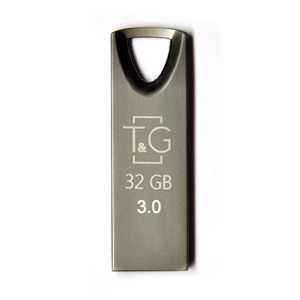 USB флеш накопичувач T&G 32GB 117 Metal Series Black USB 3.0 (TG117BK-32G3)