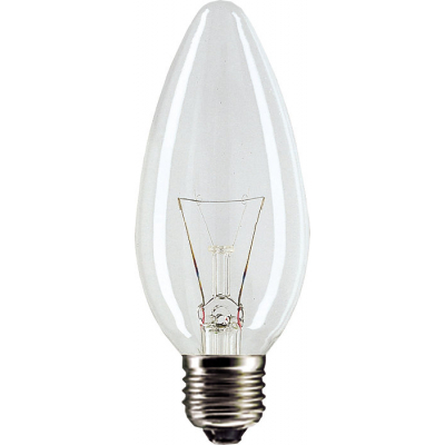 Лампочка Philips Stan 60W E27 230V B35 CL 1CT/10X10F (921501544237)