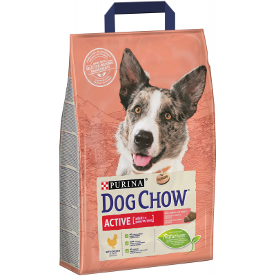 Сухий корм для собак Purina Dog Chow Active Adult зі смаком курки 2.5 кг (7613034487858)