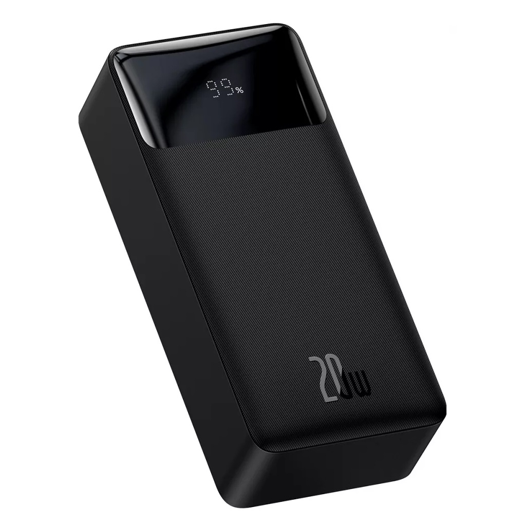 Батарея універсальна Baseus Bipow 30000mAh, PD/3.0/20W, QC/3.0, FCP, AFC, black (PPDML-N01)